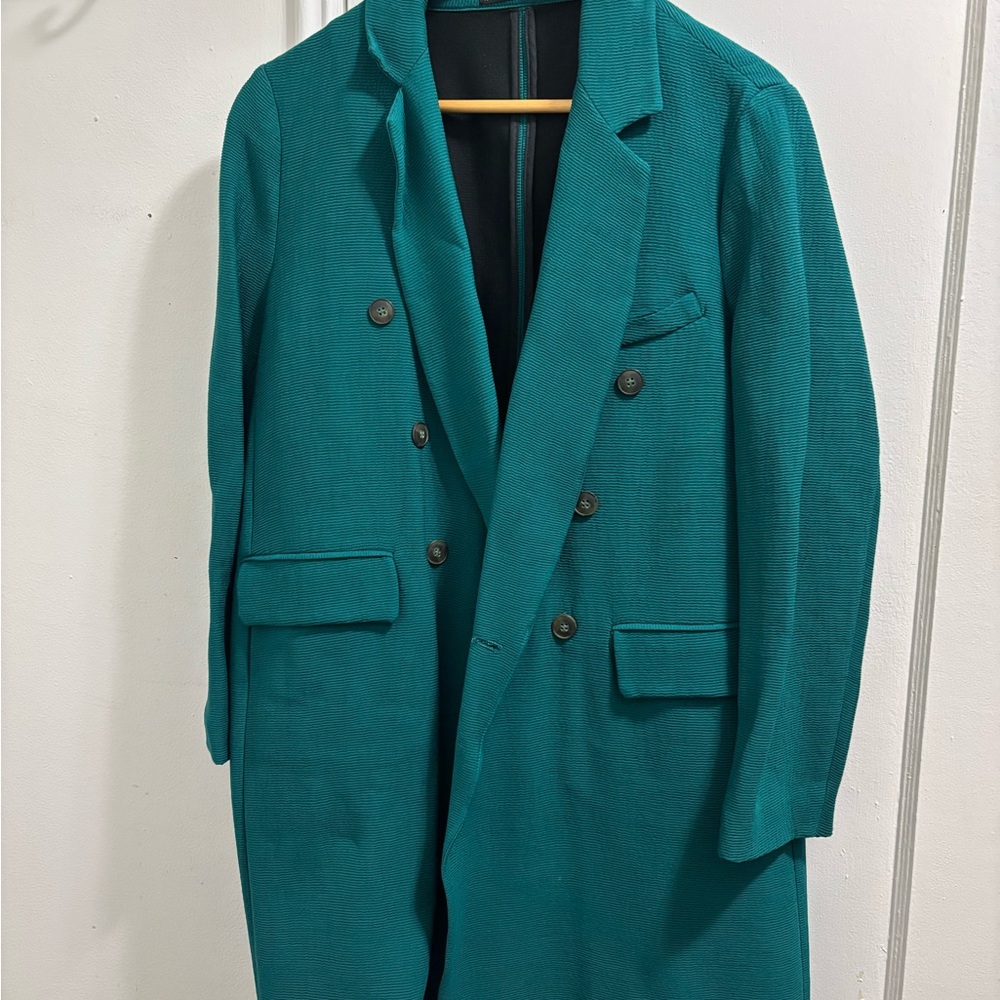 Zara Basic Teal and Black Jacket